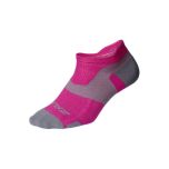 2XU Unisex Vectr Light Cushion No Show, magenta/light grey