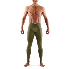 Skins Mens 5-Series Long Tights (khaki)