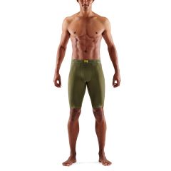 Skins Mens 5-Series Half Tights (khaki)