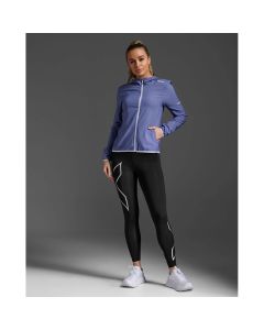 2XU Womens Aero Jacket blue stone/halogen reflective