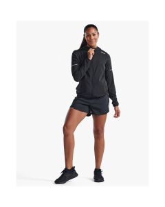 2XU Womens Aero Jacket black/silver reflective